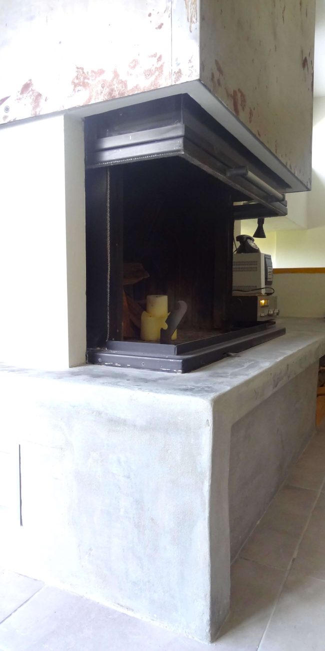 Fireplace upclose
