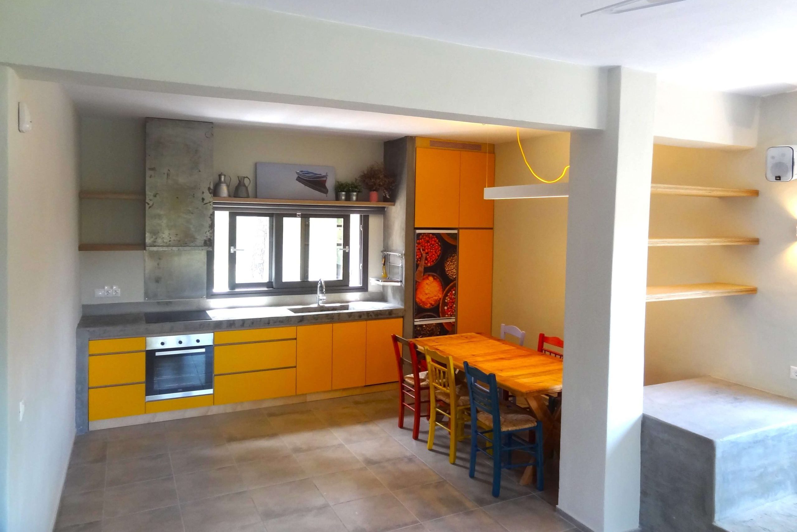 Kitchen and dining area